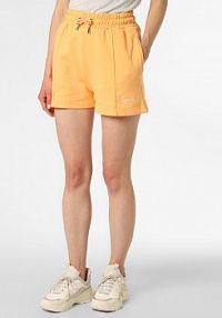 Spodenki dresowe Kobiety Bawełna pomarańczowe jednolity XS Karl Kani