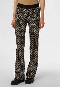 Legginsy    Flower wielokolorowe/czarne/brązowe Cambio damskie