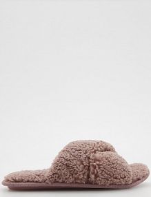 Miękkie kapcie Reserved różowe damskie 7964O-03X