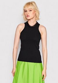 Top Imperial czarny damski RFB8DHN  Slim Fit