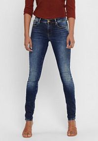 Jeansy ONLY granatowe damskie Shape 15159137  Skinny Fit