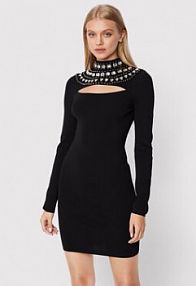 Sukienka koktajlowa PINKO czarna 