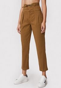 Spodnie eleganckie PINKO zielone damskie Materiałowe