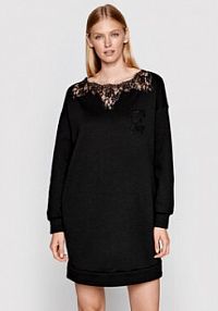 Sukienka dzianinowa Ermanno Firenze czarna 
