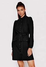 Sukienka koszulowa Silvian Heach czarna 
