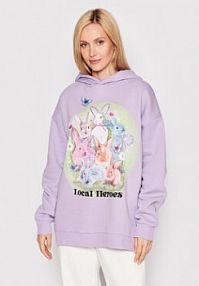 Bluza Local Heroes fioletowa damska 