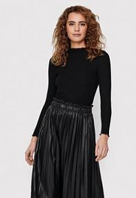 Bluzka ONLY czarna damska Emma 15180040  Slim Fit