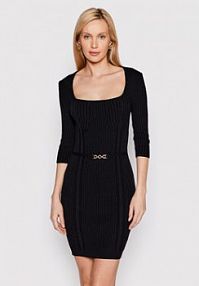 Sukienka dzianinowa Rinascimento czarna 