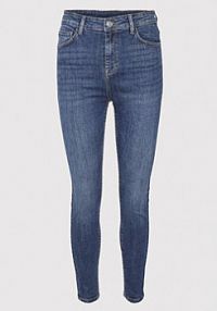 Jeansy Noisy May granatowe damskie 