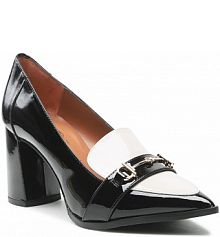 Półbuty na obcasie Brenda Zaro czarne