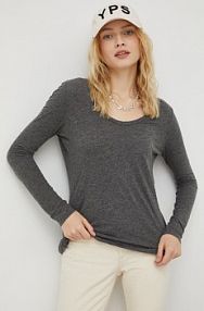 Longsleeve American vintage  szary damski JAC49