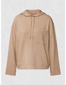 Bluza z kapturem i kieszenią na piersi model Chilly FREE/QUENT beżowa damska EAN 200076