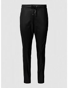 Spodnie z imitacji skóry model VEGAN MAC czarna EAN 498L274200