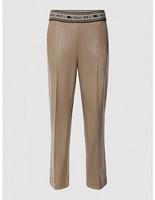 Legginsy z imitacji skóry model CAMERON CAMBIO szare damskie EAN 6301 221/03