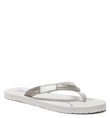 Japonki Puma srebrne damskie Cozy Flip Wns Stardust 384115 02