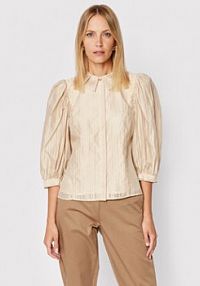 Koszula Karen by Simonsen beżowa damska 