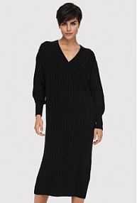 Sukienka dzianinowa ONLY czarna 