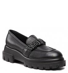 Czółenka AGL czarne Półbuty Celeste D756026PGKA0761013