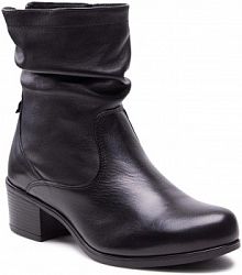 Botki na obcasie Go Soft czarne