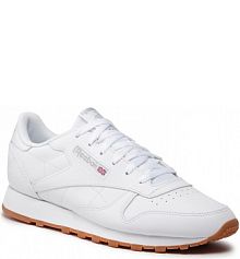 Półbuty sznurowane Reebok Classic białe damskie