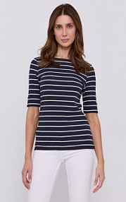 Bluzka Lauren Ralph Lauren  granatowa damska 200701085002