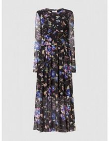 Długa sukienka z siateczki model Marisan moves czarna EAN 175442603