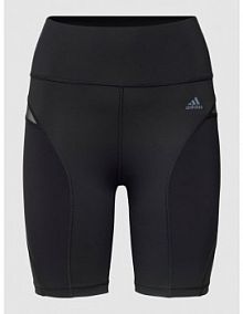 Spodnie kolarskie z nadrukiem z logo ADIDAS SPORTSWEAR czarne EAN HN9453