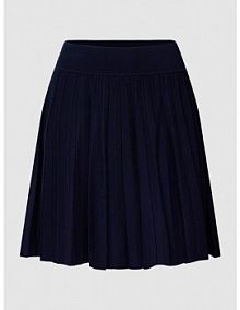 Spódnica mini z plisami model MINI-A Polo Ralph Lauren granatowa EAN 211872895