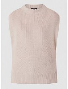 Bezrękawnik z żywej wełny Windsor beżowa damska EAN 30033901