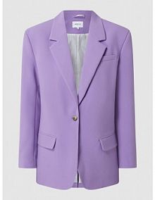 Żakiet o kroju oversized z dodatkiem streczu model Hedvig moss copenhagen fioletowy EAN 16934