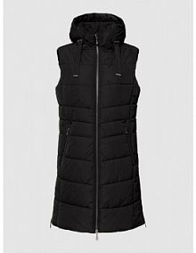 Kamizelka pikowana z odpinanym kapturem Gil Bret czarna damska EAN 90616256