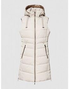Kamizelka pikowana z odpinanym kapturem Gil Bret beżowa damska EAN 90616256