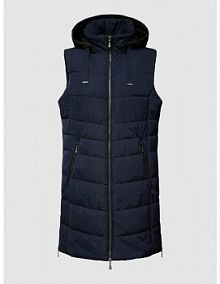 Kamizelka pikowana z odpinanym kapturem Gil Bret granatowa damska EAN 90616256