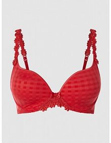 Biustonosz z koronkowym obszyciem model Avero MARIE JO czerwony EAN 100416/0200416
