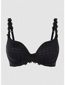 Biustonosz z koronkowym obszyciem model Avero MARIE JO czarny EAN 100416/0200416