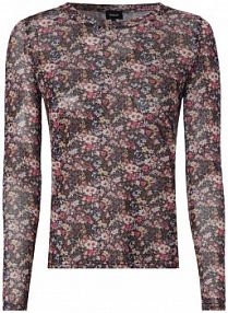 Koszulka z długim rękawem Kobiety Sztuczne włókno wielokolorowy wzorzysty XS Aygill's damski