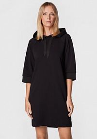 Sukienka dzianinowa Sisley czarna 