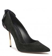 Czółenka Le Silla czarne Szpilki Deco Petalo 100 3120R090L3PPVEL212