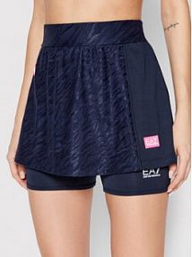 Spódnica EA7 Emporio Armani granatowa Tenisowa 3LTN52 TJCUZ 1554  Regular Fit