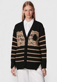 Kardigan Ermanno Firenze czarny 