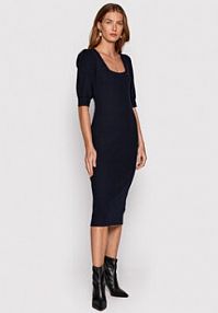 Sukienka dzianinowa Scotch & Soda granatowa 