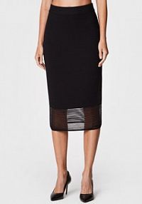 Spódnica ołówkowa Sisley czarna 