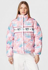 Kurtka puchowa Chiara Ferragni różowa damska 