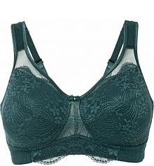 Biustonosz odciążający bez fiszbinów z bawełny organicznej na wyściełanych ramiączkach  Bonprix