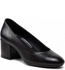 Półbuty na obcasie Geox czarne