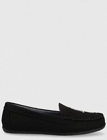 Mokasyny Polo Ralph Lauren  czarne damskie  RF103570