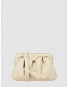 Saszetka ze skóry model Diletta Coccinelle beżowa damska EAN E5LV3550803