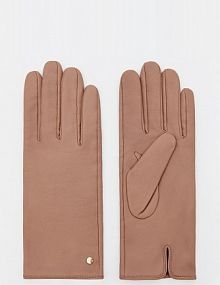 Brązowe rękawiczki Mohito beżowe damskie 2353Q-80X