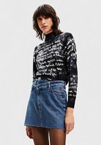 Golf Desigual czarny damski 