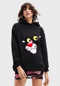 Sukienka dzianinowa Desigual czarna 